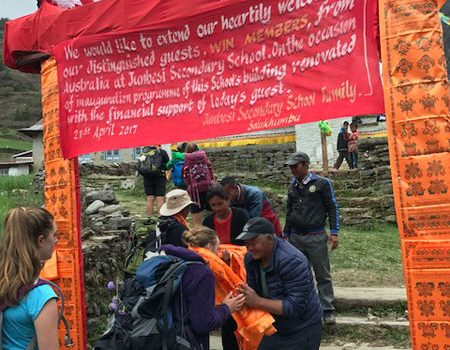 Wilderness in Nepal trip to Junbesi School